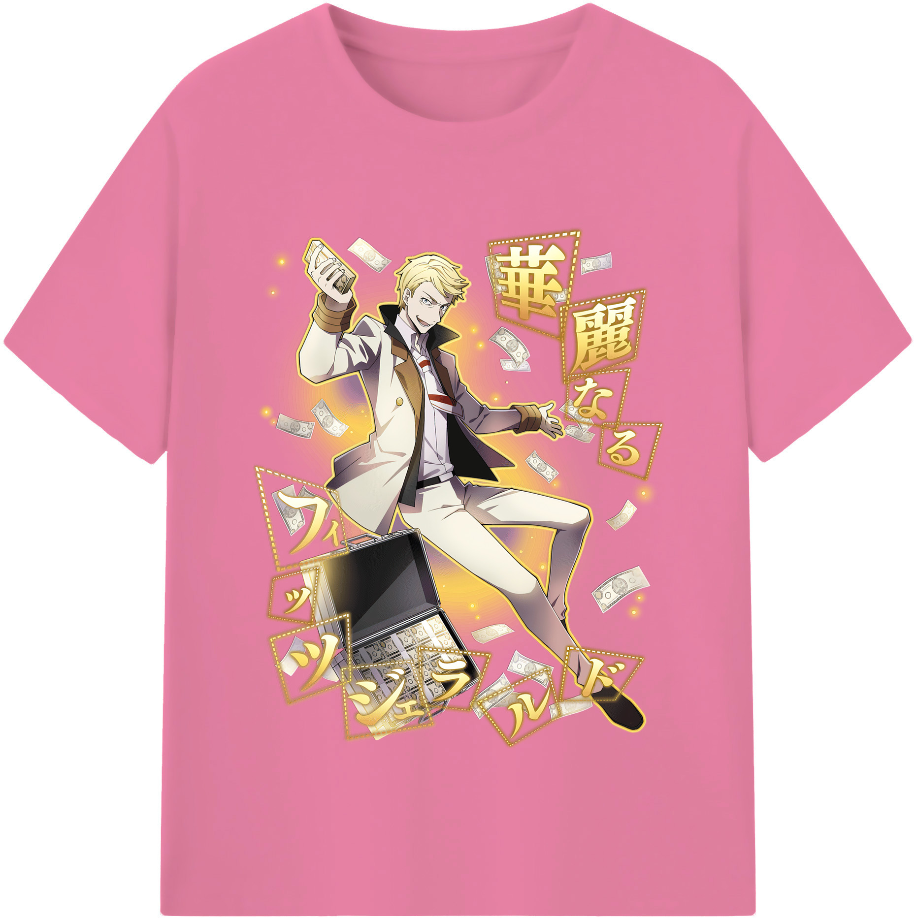 （画像用） 文豪ストレイドッグス Bungo Stray Dogs 綿100％半袖Tシャツ（フロントプリント）